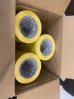 Yellow Masking Tape 1-1 2 Inch  18 Rolls  3 Sleeves Automotive Bodyshop Etc 