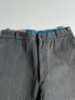 Vintage 1940s French Bleu Work Stripes Pants Made In France Size 30 X 26