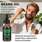 7pcs Beard Grooming Kit Oil Balm Brush Comb Scissors Beard Care Gift For Men