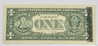 2003 One Dollar   1  Federal Reserve Note - Error On Reverse  Lightly Circulated