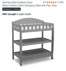Delta Children 3-tier Changing Table With Pad   Gently Used   Read Description 