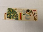 Vintage 1950 s Post Cereals Promotional Press Out Christmas Decorations