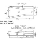 Transmission Tunnel  808 Universal  Hot Rod  Gasser  Rat Rod  Oversize  Ems Auto