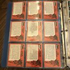 Batman Topps 1966 Black Bat Trading Cards Full Re Issue Set From 1989 Mint