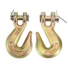 4 Pack G70 3 8  Clevis Grab Hooks Tow Chain Hook Flatbed Truck Trailer Tie Down