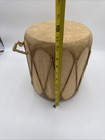   awesome  Vintage  Native American  Handmade Med  Cottonwood Drum  Nice  