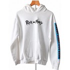 Rick And Morty Hoodie Men S White Wubba Lubba Dub Dub Graphic Pullover Shirt