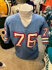 Morris Towns Game Worn Used Jersey Houston Oilers Missouri First Round Pick