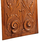 Scroll Leaves Walnut Carving Panel 20 59 In Antique French Architectural Salvage