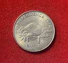 Seychelles 1976 Rupee Bu Copper-nickel Coin Km 26 259k Mintage T4484a
