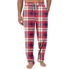 Mens Pajama Pants Flannel Plaid Sleep   Lounge Pj Bottoms Warm Sleepwears Pants
