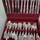 Vintage Baroque By Godinger Silver Plated 66 Piece Flatware Set