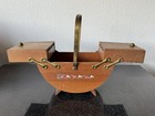 Used Japanese Vintage Wooden Sewing Box Retro Measures  10  X 5  X 6 75 