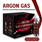 Greatwhip Argon Gas Capsules 10pcs Cartridge Coravin Wine Preservation System Us