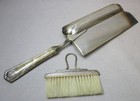 Vintage International Silver Co  Crumb Tray   Brush - Lookout Mountain Hotel