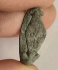Wearable Ancient Byzantine Bronze Ring Depicting A Cross  1300-1400 Ad
