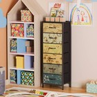 Vintage 6 Drawers Tall Fabric Storage Dresser