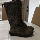 Rocky Rattle Snake Boots 16    Men   s 10 Mossy Oak Camo Lace Up Steel Toe