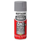 12 Oz Auto Paint Spray 2 In 1 Filler Sandable Primer Gray Rust Preventer 6 Pack