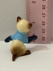 Vintage Hagen Renaker Miniature Siamese Kitten Who Found Its Blue Mittens Figure