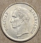 1936 Venezuela 1 4 Bol  var  835 Silver Coin Gr 1 250 Quarter Bolivar