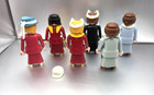 Vintage Playmobil Figures Lot 6 Victorian Series Women Geobra Germany Traveler