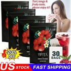 3pack Pipi Tea Organic Hibiscus Tea Bags     Caffeine Free Herbal Tea Rich