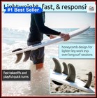 Surf Fins 5 Fin Set Honeycomb Futures Single Tab Twin Thruster Quad Drive