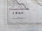 Peru 1814 Mathew Carey Map Original Antique South America Atlas