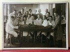 Antique 1920s Photo Medical Students Cadaver Dissection Autopsy Flapper Girl