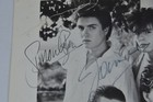Vintage Duran Duran Autographed Photograph B w  damage  Rhodes Le Bon Taylor