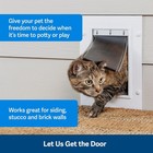 Petsafe Never Rust Wall Entry Pet Door - Telescoping Frame - Insulates Large