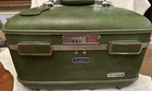 Vintage American Tourister Escort Green Hardshell Cosmetic Travel Train Case