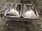 Silver Plated Chafer Is 8 Qt  Full Chafer With Two Lids And Two Pyrex Pans