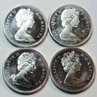 4 1965 Canada Silver Proof 10 Cents