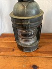 Antique Brass Ships Lantern J  Guichard   C  Ouvrard Paris France Large 19    Tall
