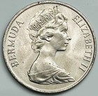 1970 Bermuda 50 Cents Km  19 Uncirculated Condition