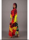 Vibrant Sunset African Print Kaftan
