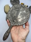 Vintage Vanity Lot Of 6 Hair Brush  Mirror And Comb Dresser Sets