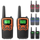 Long Range 100 Mile Walkie Talkie Two Way Radio Charge Headset Waterproof