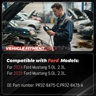 For Ford Mustang 2024 2025 Pr3z-8475-c Shutter Assembly Radiator Control