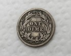 1913 P Barber Dime - F   Vf - Nice Dark Toning - 90  Silver 10c Us Coin