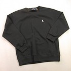 Polo Ralph Lauren Sweater Mens Medium Crew Neck Long Sleeve Black Casual