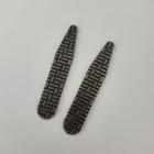Twillory Collar Stays 2  Silver     Metal Shirt Collar Stiffeners