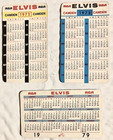 Elvis Presley Vintage Lot Of 8 Original Items  Including 3 Pocket Calendars