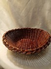 Vintage 6 5x7 5 Wicker Basket small brown
