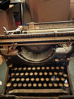 Antique 1920s Underwood Standard No  5 Typewriter  For Parts Or Restoration