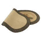 Rivers Edge Products 48 Inch Small Oval Indoor Braided Area Rug Labrador