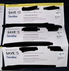 Similac Coupons Checks    see Full Description  