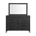 Picket House Furnishings Armes 12-drawer Dresser   Mirror Set In Black